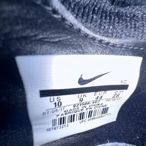 Nike Mercurial Soccer Shoes Mens Size 10 Silver Blue Ousadia Alegria 921506-407 - Picture 10 of 10